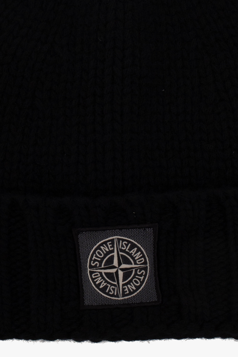 Black Beanie with logo Stone Island - Vitkac Canada